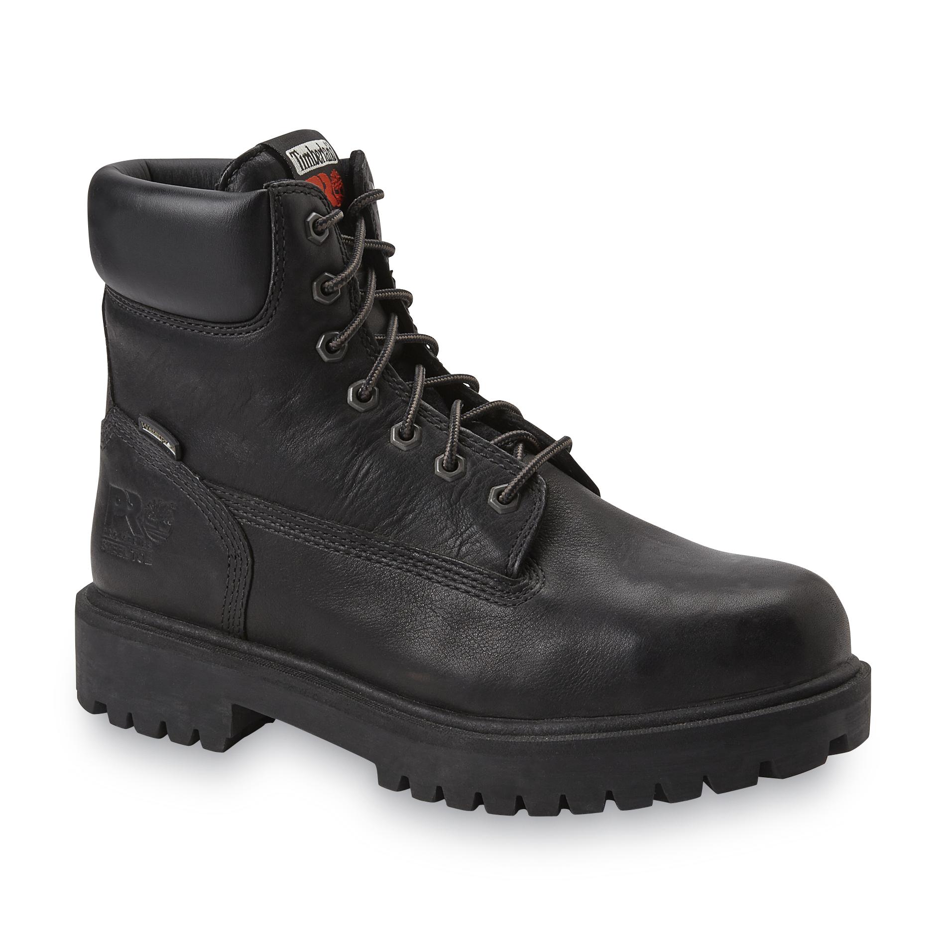 Black Steel Toe Work Boots KCgVBbtl